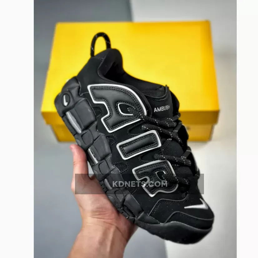 AMBUSH x Nike Air More Uptempo Low Black White