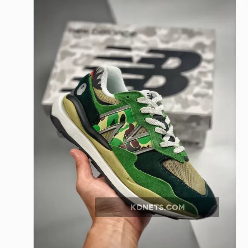 BAPE x New Balance 57/40 Olive Green