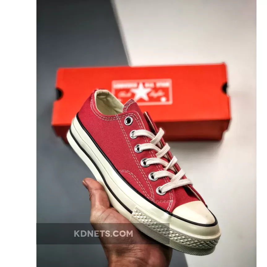Converse Chuck 70 Low Vintage Canvas Rhubarb Pie/Egret/Black