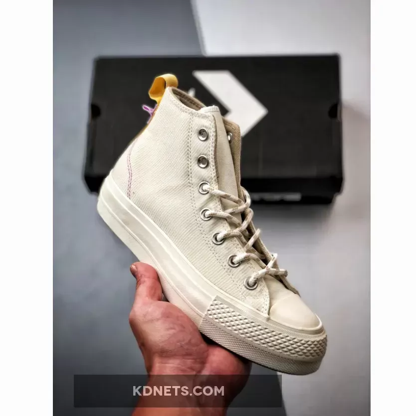 Converse Chuck Taylor All Star Lift Platform Utility Egret