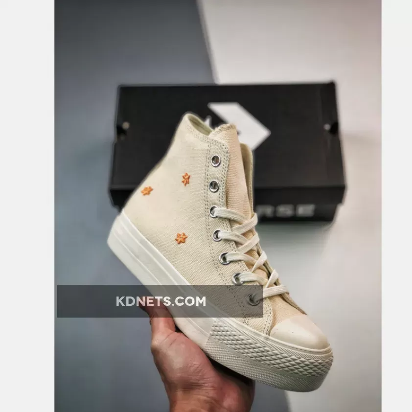 Converse Chuck Taylor Lift High Ivory Peach
