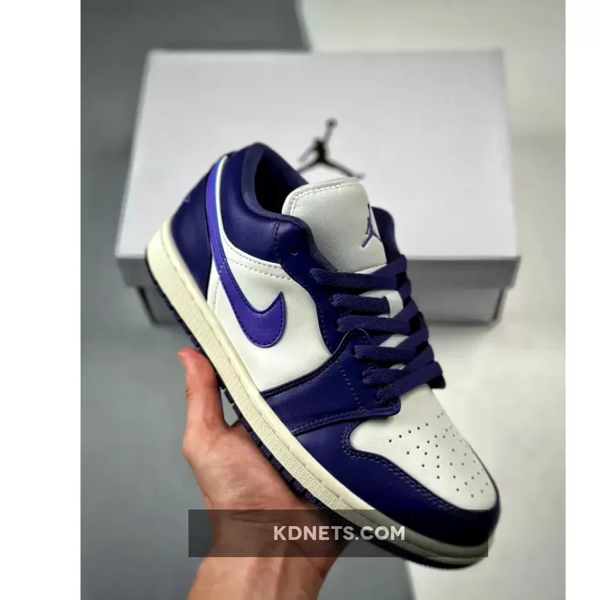 Jordan 1 Low Sky J Purple/Action Grape-Sail