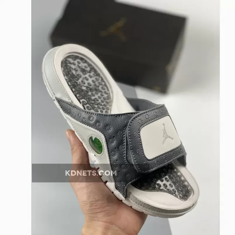Jordan Hydro 13 Retro Slide Dark Grey/Metallic Silver
