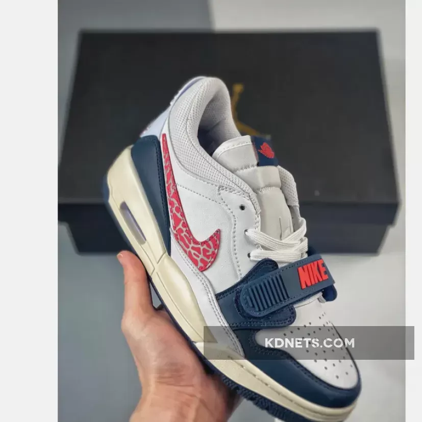Jordan Legacy 312 Low ‘USA’ White/Pale Ivory/Military Navy