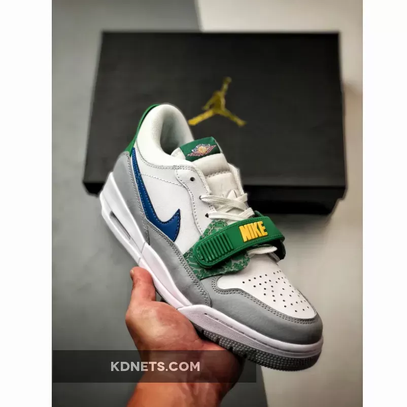 Jordan Legacy 312 Low White Grey Green