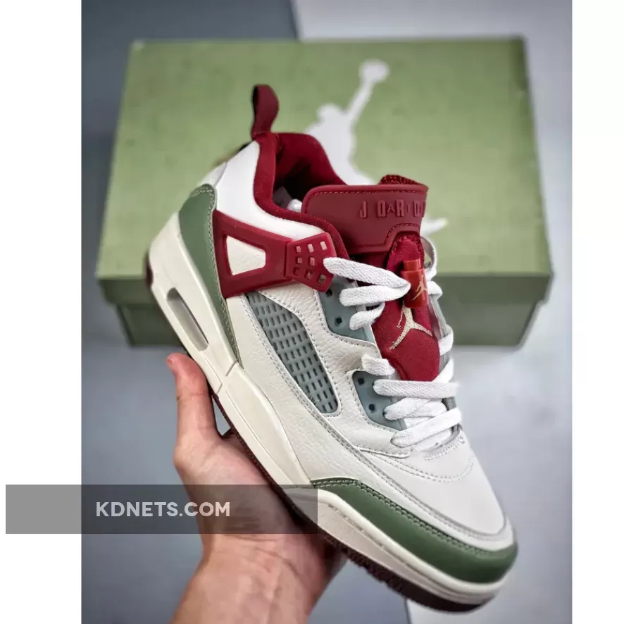 Jordan Spizike Low "Year of the Dragon" Sail/Oil Green