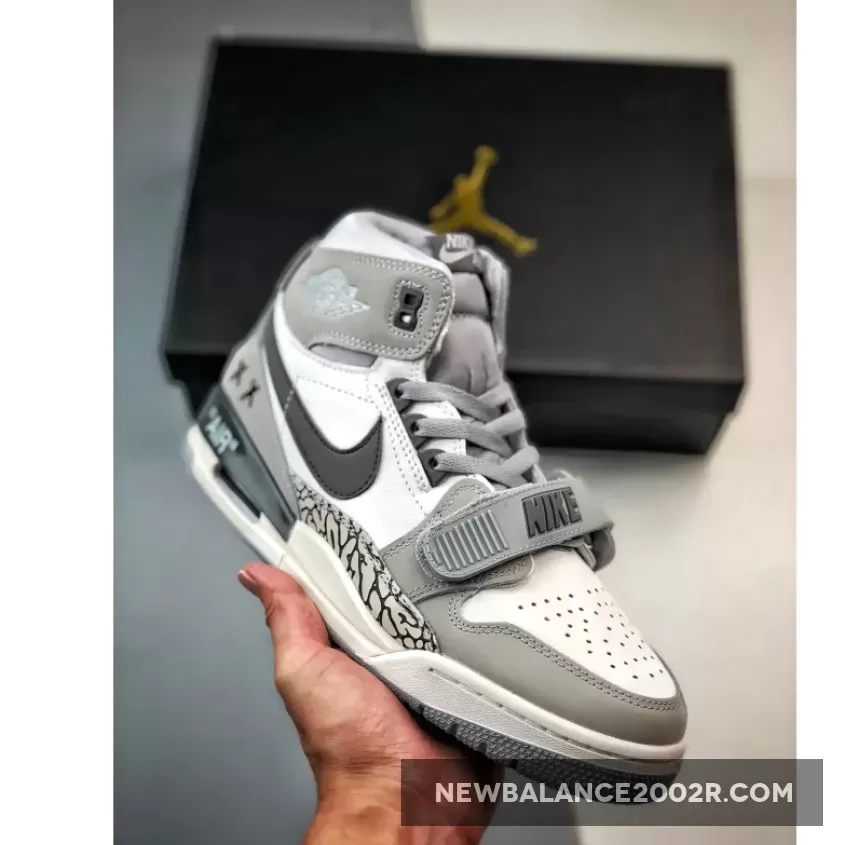 Kaws x Jordan Legacy 312 White Black Grey