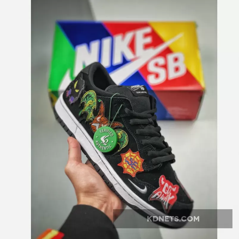 Neckface x Nike SB Dunk Low Black/White