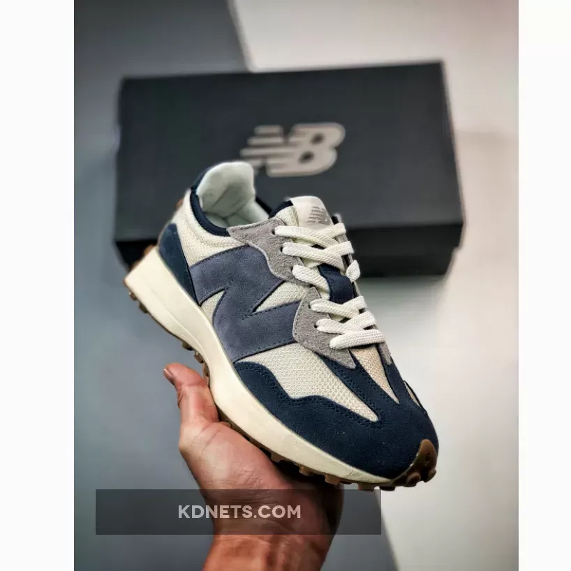 New Balance 327 Navy Grey White