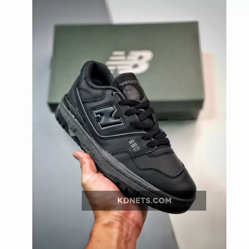 New Balance 550 Triple Black