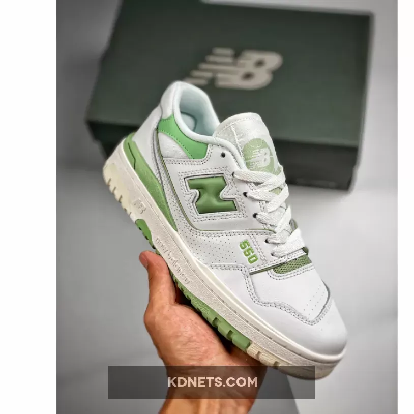 New Balance 550 White/Mint Green