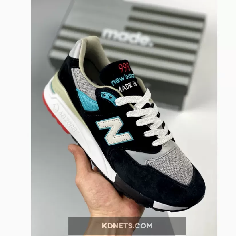 New Balance 998 Connoisseur Rockabilly Black/Grey-Teal