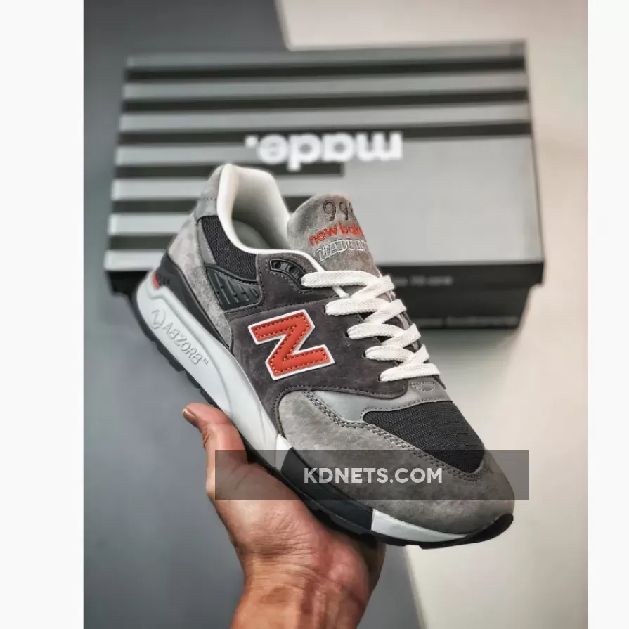 New Balance 998 Grey Orange