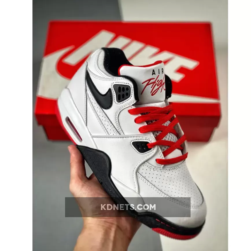 Nike Air Flight ’89 White/Black-Sport Red