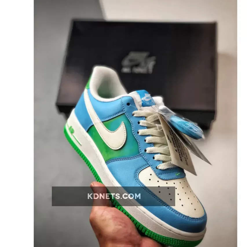 Nike Air Force 1 Low Aquarius Blue/Green Shock