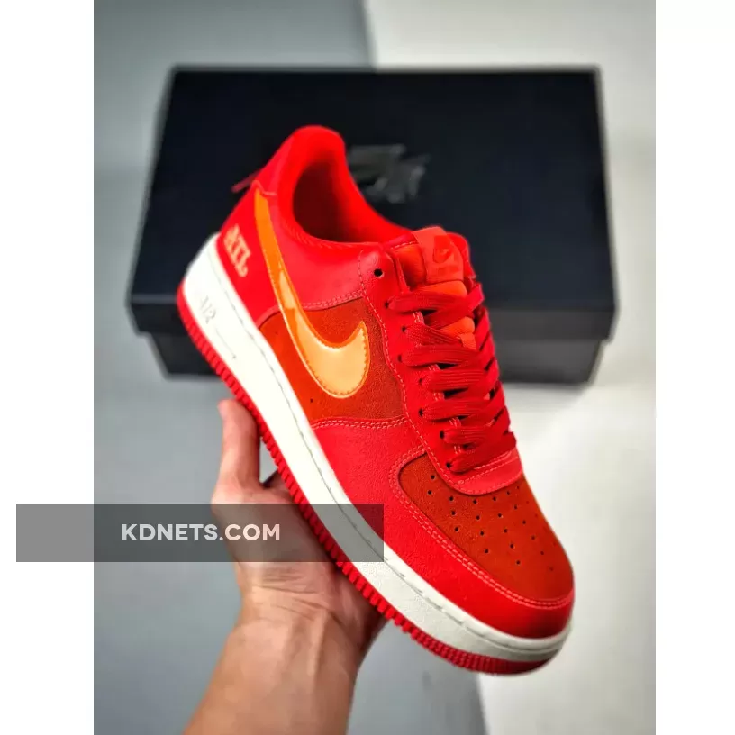 Nike Air Force 1 Low "Atlanta" University Red/Sail
