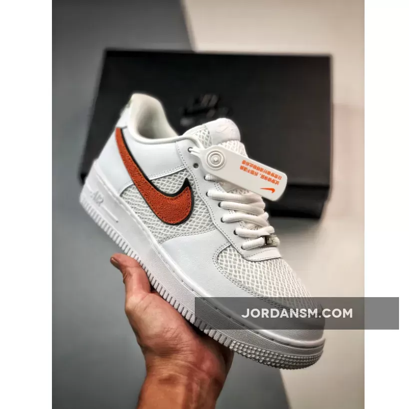 Nike Air Force 1 Low ‘Basketball Swooshes’ Sail/Orange Trance