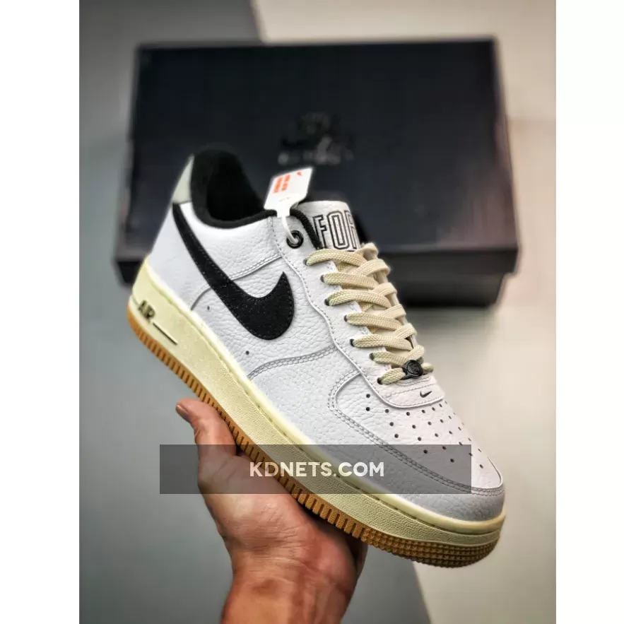 Nike Air Force 1 Low "Command Force" White/Black-Muslin-Gum