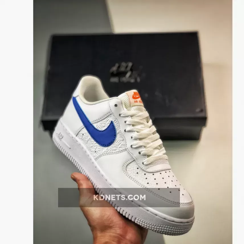 Nike Air Force 1 Low ‘Hoops’ White/Picante Red-Game Royal
