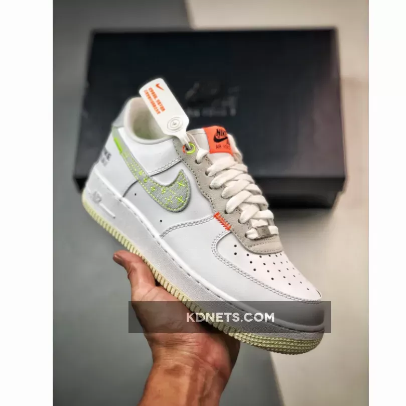 Nike Air Force 1 Low Just Stitch It White