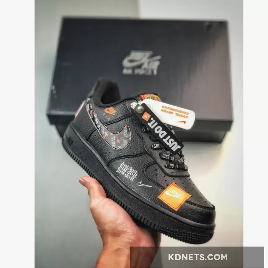 Nike Air Force 1 Low "Just Do It" Black
