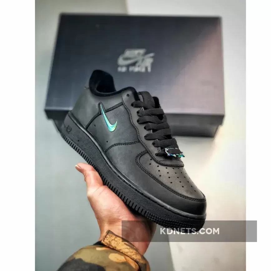 Nike Air Force 1 Low "Just Do It" Black/Multi-Color-White