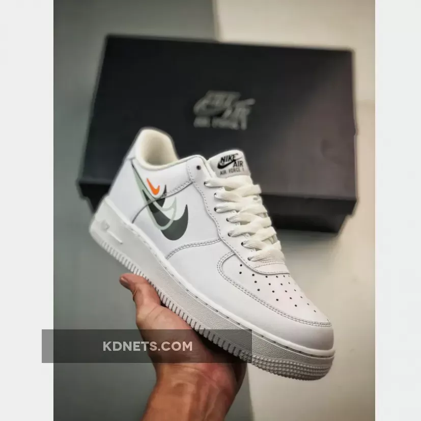 Nike Air Force 1 Low "Multi Swoosh" White/Black