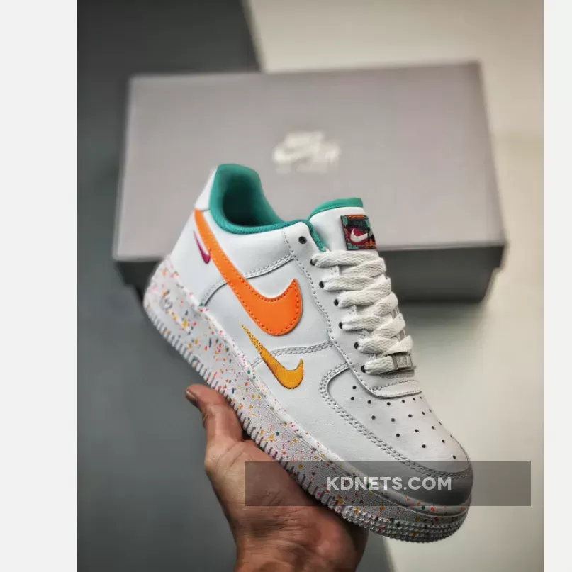 Nike Air Force 1 Low Multi-Color White Teal