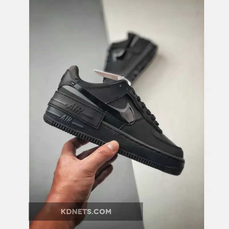 Nike Air Force 1 Low Shadow Triple Black