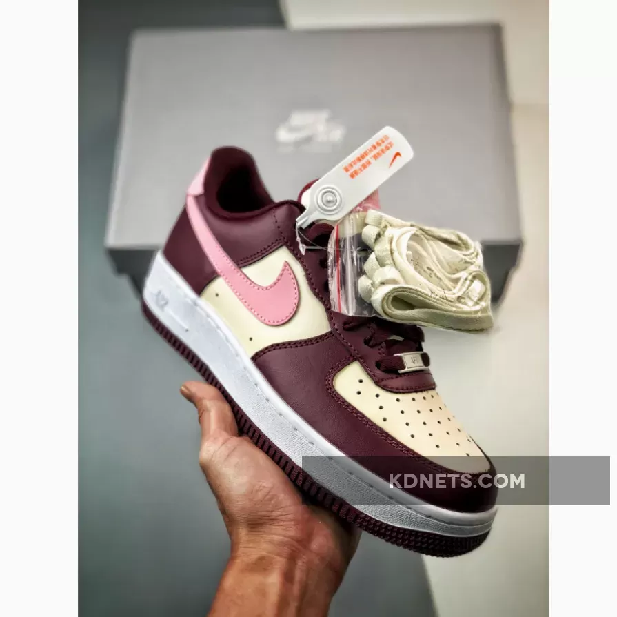Nike Air Force 1 Low "Valentine’s Day" Sail/Night Maroon-Pink