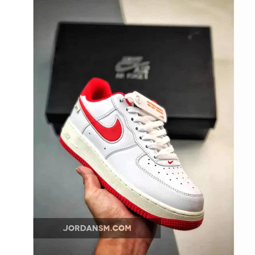 Nike Air Force 1 Low White Red Sail