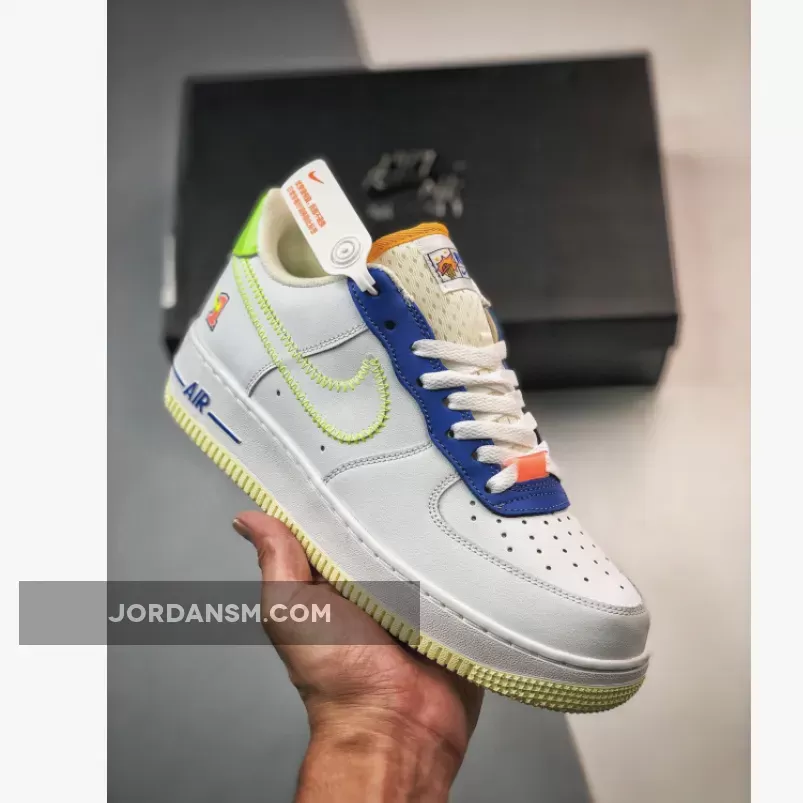 Nike Air Force 1 ‘Player One’ White Green Blue