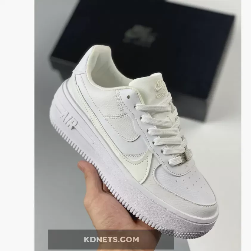 Nike Air Force 1 PLT.AF.ORM "Triple-White"