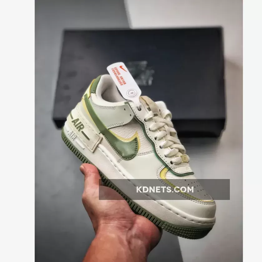Nike Air Force 1 Shadow Pale Ivory Oil Green
