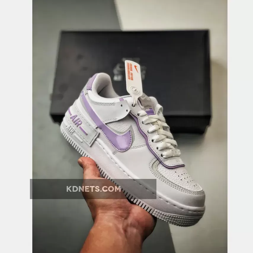 Nike Air Force 1 Shadow White Lilac Bloom