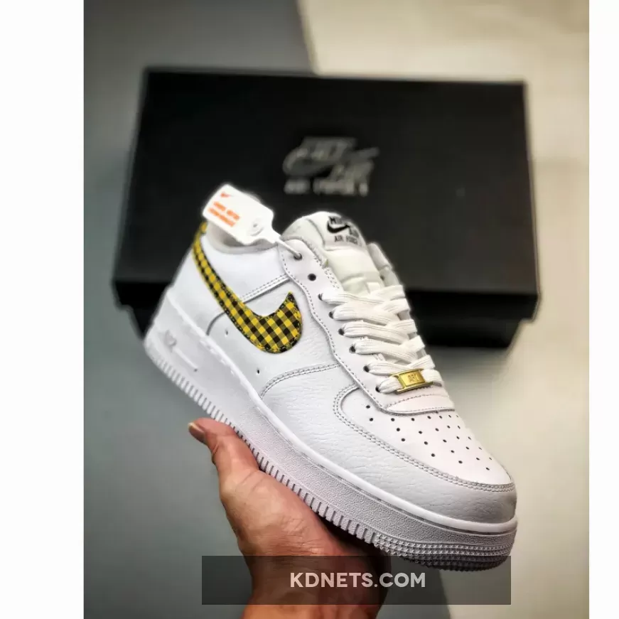 Nike Air Force 107 Low ESS Gingham Bronzine