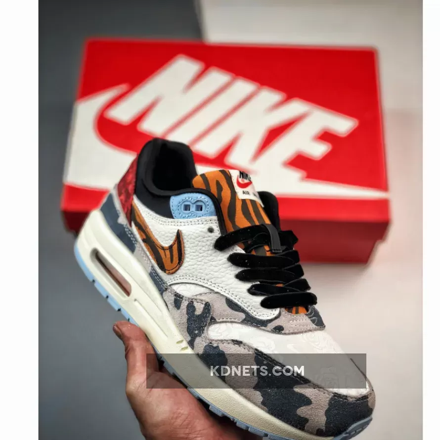Nike Air Max 1 ’87 "Great Indoors" Sail/Black-Blue-Red