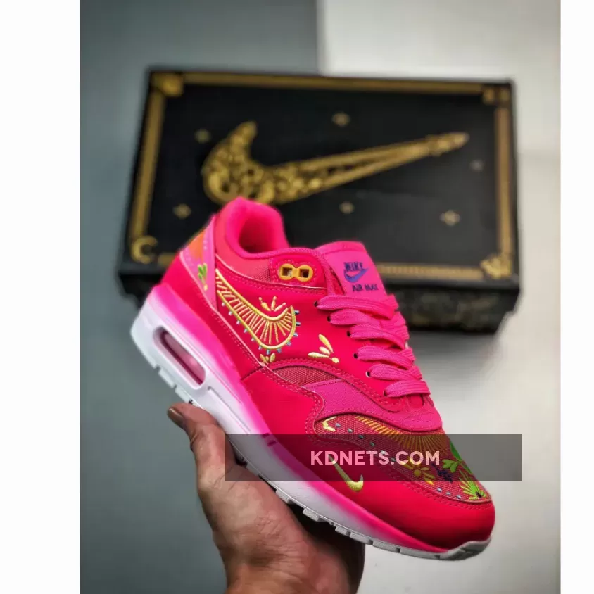 Nike Air Max 1 ‘Dia De Los Muertos’ Hyper Pink/Sail-Yellow
