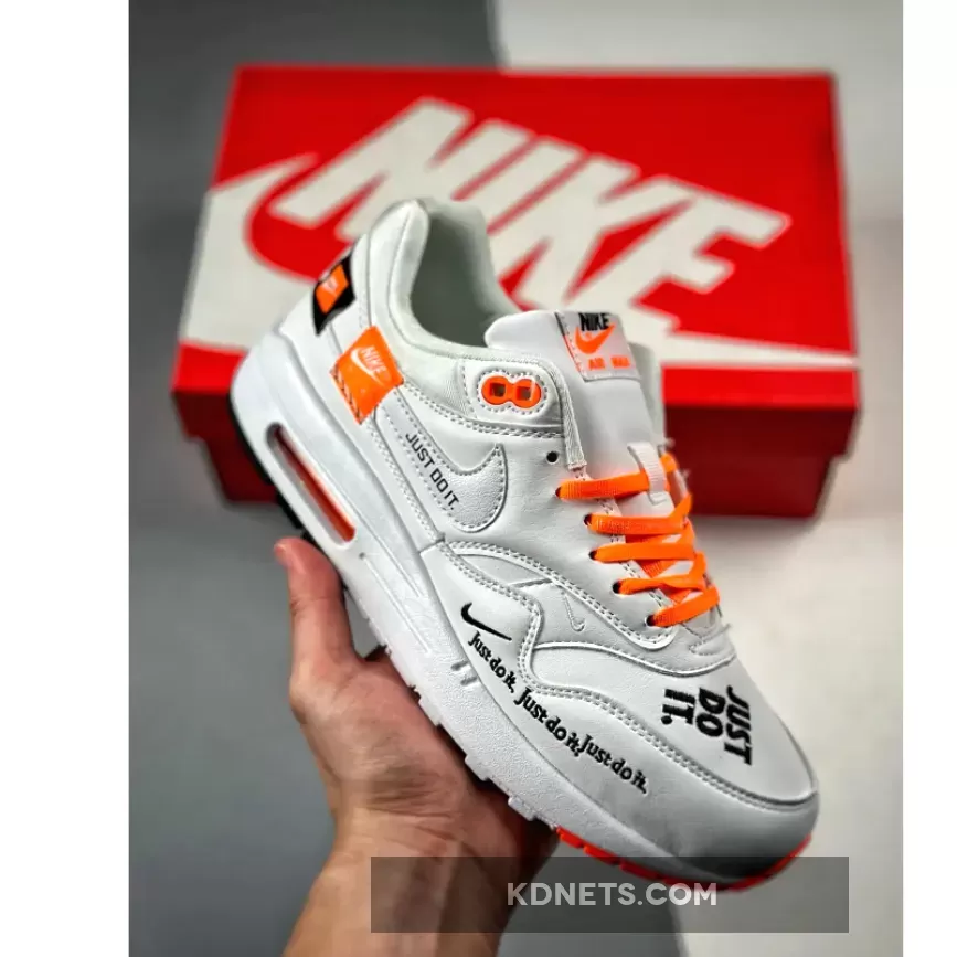 Nike Air Max 1 LX Just Do It White/Total Orange