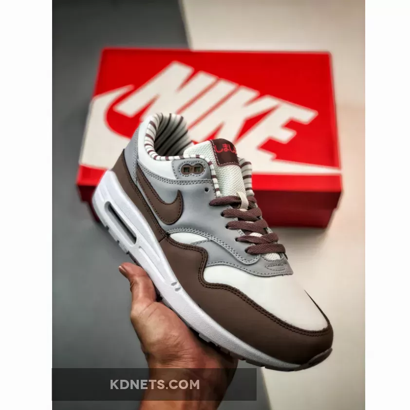 Nike Air Max 1 Premium ‘Shima Shima’ White/Plum Eclipse/Wolf Grey