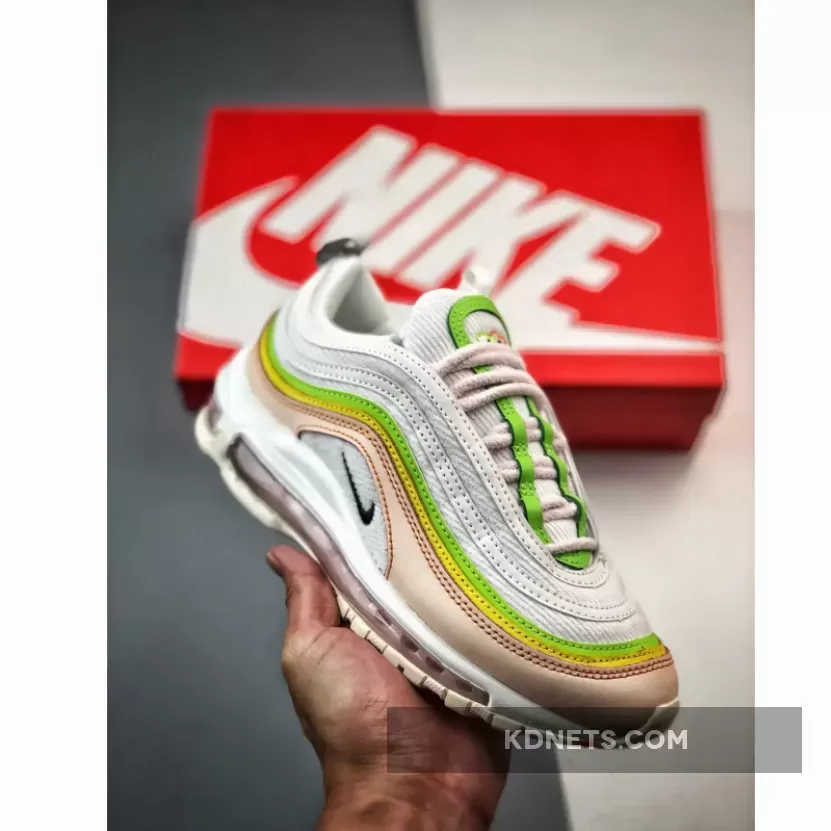 Nike Air Max 97 Feel Love White/Green-Yellow