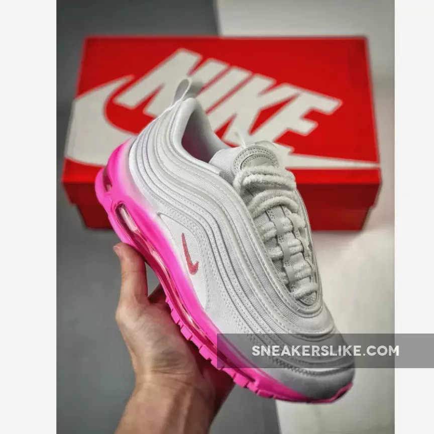 Nike Air Max 97 White/Pink Shell-Pink Foam