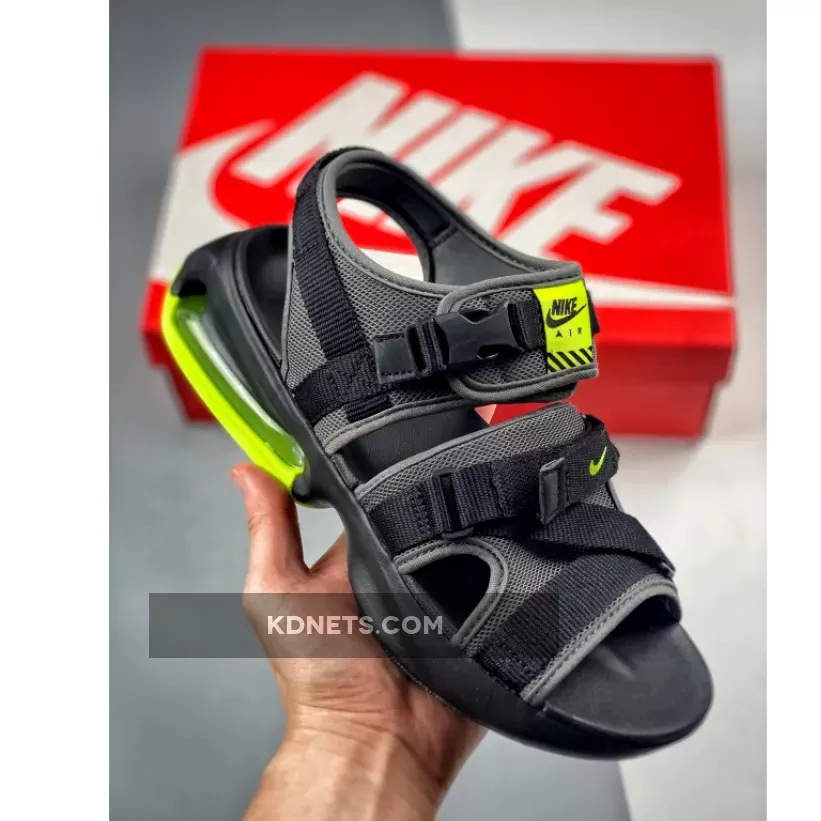 Nike Air Max Sol Sandals Black/Dark Grey/White/Volt