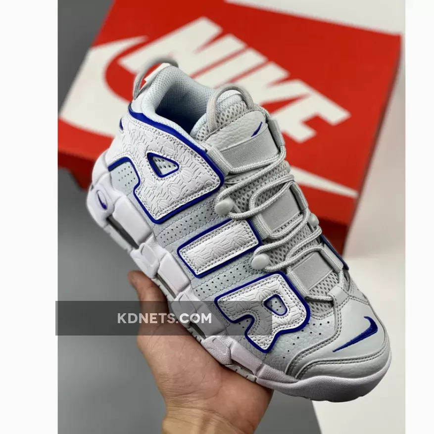 Nike Air More Uptempo "Embossed" White Royal