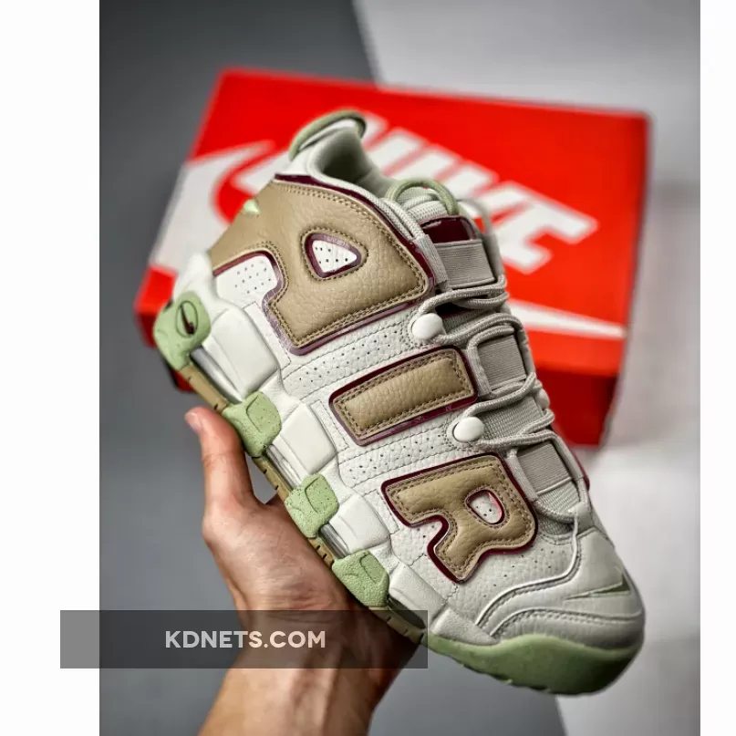 Nike Air More Uptempo Light Bone/Dark Beetroot-Alligator-Limestone