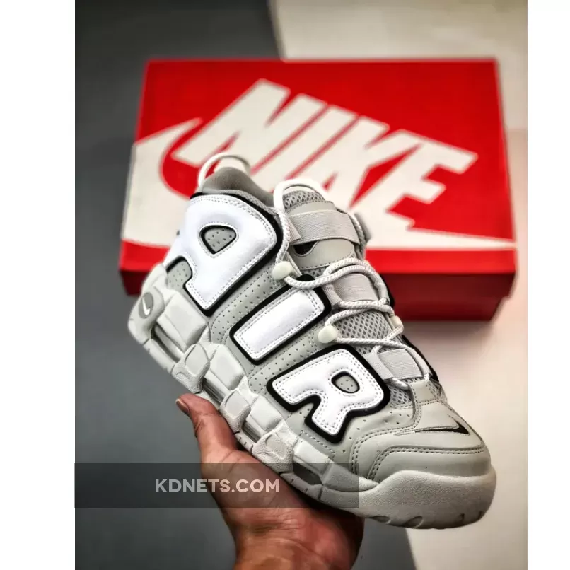 Nike Air More Uptempo Photon Dust/Metallic Silver-White-Black