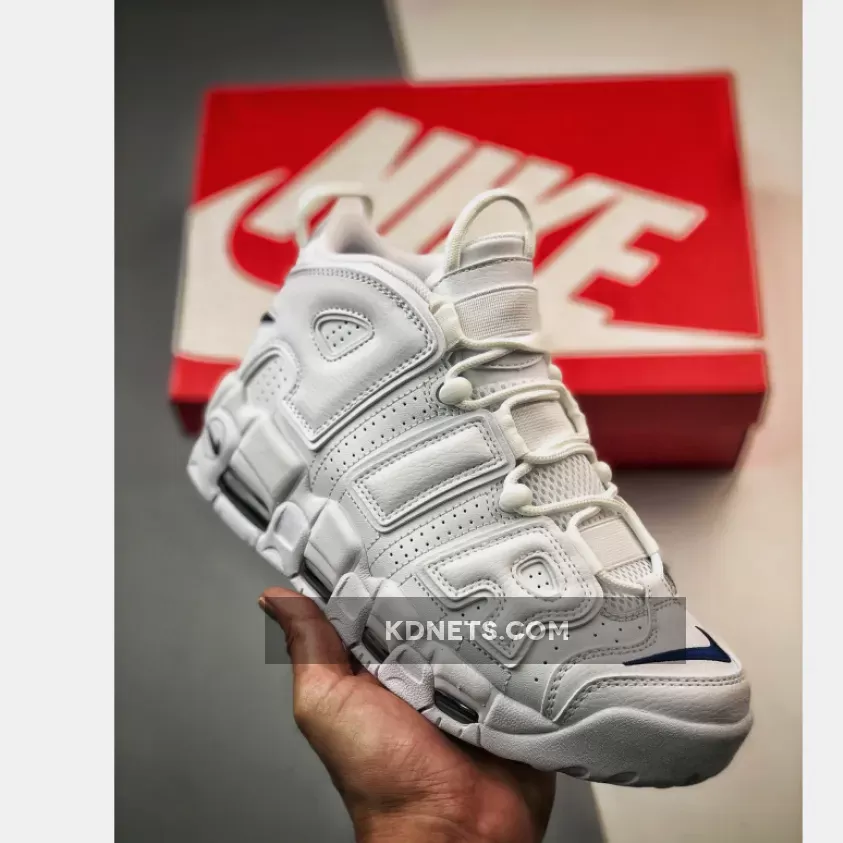 Nike Air More Uptempo White Midnight Navy