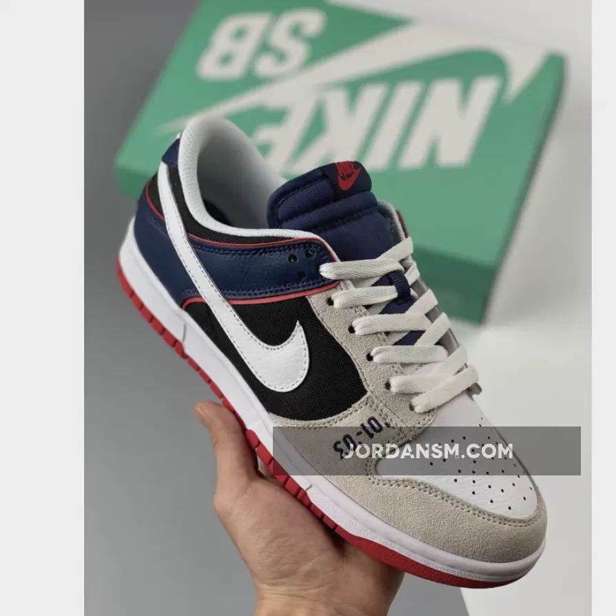 Nike Dunk Low "01-03" White/Grey-Dark Blue
