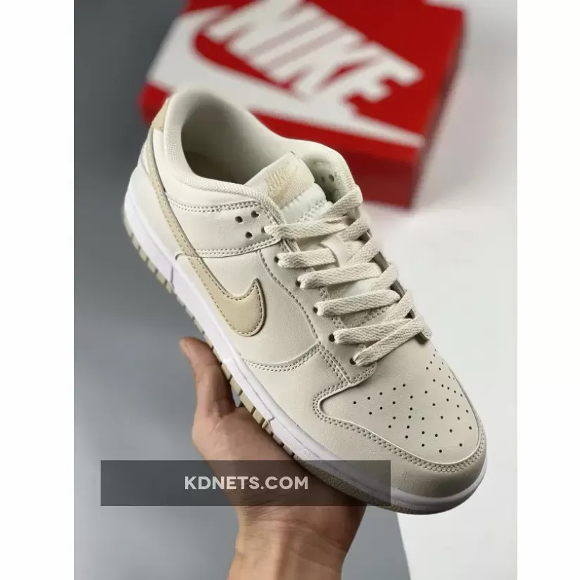 Nike Dunk Low Bone and Tan Tones