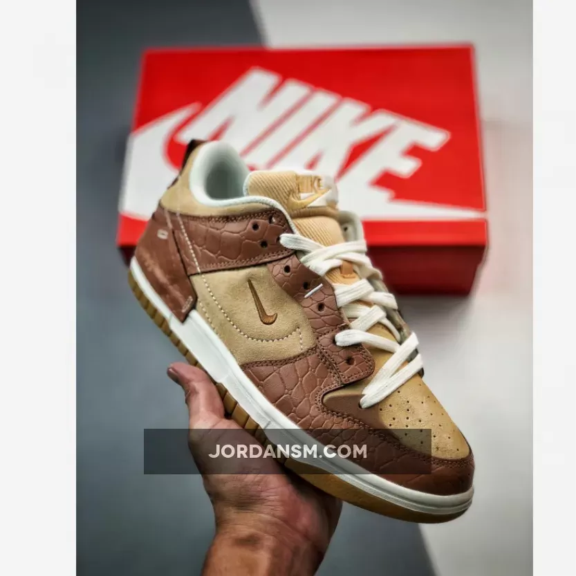 Nike Dunk Low Disrupt 2 Brown Croc